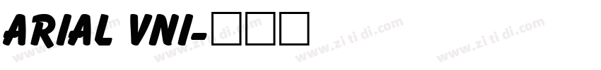 Arial VNI字体转换